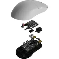 Endgame Gear XM2w 4k v2, versie voor rechtshandigen, optische muis, draadloos (RF) + USB Type-A, 30000 DPI, wit
