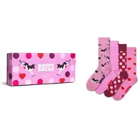 Happy socks Sokken '4-Pack Pink Socks Gift Set' pink