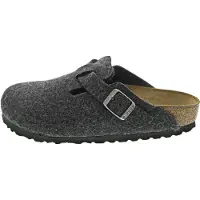 Birkenstock Huisschoenen 'Boston' antraciet