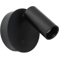 Lucide Oplaadbare Wandlamp Toni Magnetisch Zwart