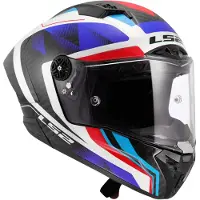 LS2 LS2FF805ThunderGPAeroRauteBlauwRood06Integraalhelm Maat M