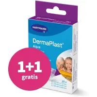 Dermaplast 1+1 Gratis: Waterdichte Pleisters 12x 2 X 6 Cm + 8x 2 X 8 Cm 20 Stuks