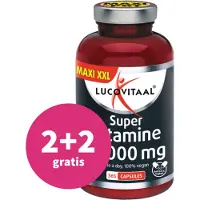 Lucovitaal 2+2 Gratis: Vitamine C1000 Vegan 365 Capsules