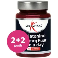 Lucovitaal 2+2 Gratis: Melatonine Puur 0,299mcg 200 Tabletten