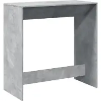 vidaXL Bartafel, betonkleur, 102x50x103,5 cm, houtvezelplaat