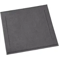De Witte Lietaer Badmat Contessa Cotton Dark Grey-60 x 60 cm