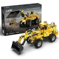 Deqube 2 In 1 Excavadorabuldozer Game Construction 693 Pieces Veelkleurig Kinderen