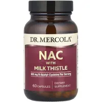 Dr. Mercola , NAC met Melkdistel, 500 mg, 60 Capsules