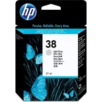 HP 38 (C9414A) inktcartridge licht grijs (origineel)