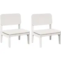 vidaXL Tuinstoelen 2 st 60x52,5x72 cm massief grenenhout wit