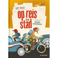 Eenhoorn op reis in de stad