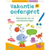 Zuidnederlandse Uitgeverij (ZNU) Vakantie oefenpret - Allereerste tel- en schrijfoefeningen (naar de 2de kleuterklas / naar groep 1)