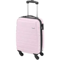 Princess Traveller Singapore - Handbagage Koffer - 55x35x20cm - Lichtgewicht Trolley - Licht Roze