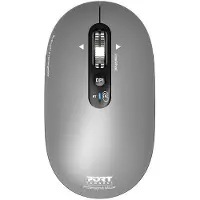 Port Designs PORT Connect Professional PURE - Muis - oplaadbaar - optisch - 4 knoppen - draadloos - 2.4 GHz, Bluetooth - USB draadloze ontvanger