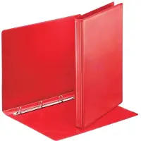Esselte personaliseerbare ringmap, rug van 3 cm, 4 O-ringen van 16 mm, rood - 3 stuks