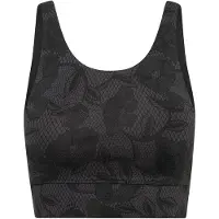 Hey Honey - Women's Bustier Dark Lace - Sportbeha S, zwart