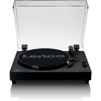 Ginza.se LS-60BK - Houten platenspeler met Bluetooth en ingebouwde speakers - Zwart
