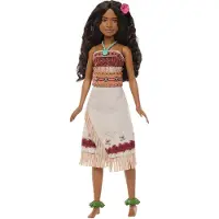 Disney Moana Disney Vaiana pop met outfit die aan en uit kan en 5 accessoires - Geïnspireerd op live-actionfilm