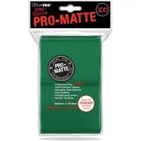 Ultra pro - Standaard Deck Protector PRO-Matte Groen '100 Mappen' : Ruilkaart, ML