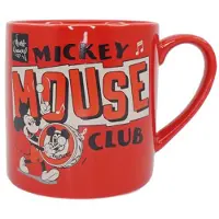 Minnie & Mickey Mouse - Disney Kop - Mickey Mouse Club - rood-zwart - Maat Standard