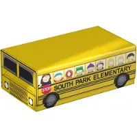 Squaroes Collectors South Park School Bus Card Box Geel Kinderen
