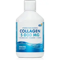 Swedish Nutra Vloeibare Marine Collageen 500 ml - Pure Peptide - Vloeibaar - Suikervrij met Hyaluronzuur en Vitamine C - Anti aging - Anti Rimpel - Huid - Haar - Nagels