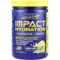 Mhp , Impact Hydratie, Elektrolyten + Creatine, Lemon Lime, 0,98 lbs (15,6 oz)