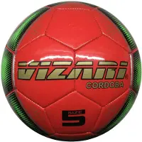 Vizari CORDOBA Voetbal | Rood | Maat 3 | Unieke Grafische Ontwerpen | Voetballen voor Kinderen & Volwassenen | Verkrijgbaar in 5 Kleuren