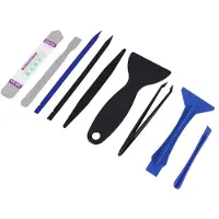 Melitt Professionele Reparatieset voor Peutergereedschap, Veilig Te Openen, met Niet-Schurende Antistatische Pincet, Plastic Koevoet, Enz. (Set voor