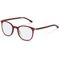 Rodenstock Bril - - R5375 - Donkerrood/donkergrijs - Rond - 50/22/145