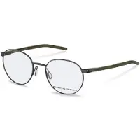 Porsche Design Bril - - P8756 - Groen/Zwart - Metaal - Rond 53/19/145