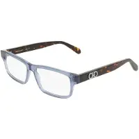 Ferragamo Bril - - SF3061 - Transparant blauw - Acetaat - 56/15/150