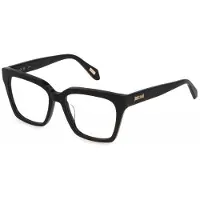 Just cavalli VJC002 52/16/140 Zwarte Glanzende Acetaat Bril Vrouwen VJC002