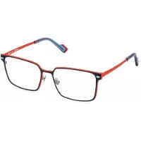Sting Bril - - VST553 - Metaal - Mat blauw met gekleurde elementen - Man