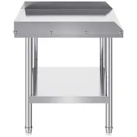 OEM Keuken Werktafel RVS-- voorbereid Tafel-610 x 711 x 660 mm-met 3-zijdige Spatwand-Verstelbare Hoogte