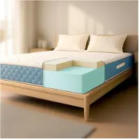 THE WHITE STONE Orthopedisch matras - - White Stone - 180 x 200 cm - Hoogte 21 cm - Ademend polyurethaan schuim