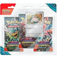 The Pokemon Company Pokemon Twilight Masquerade: Snorlax 3-Pack Blister