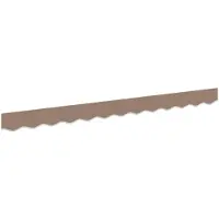 vidaXL vervangende markies volant Taupe 236 x 20 cm Polyester