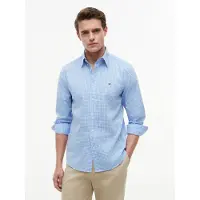 Tommy Hilfiger Overhemd lichtblauw / wit