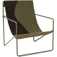 Ferm Living Desert Loungestoel Olive | Dune