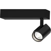 Wever & Ducre LED plafondspot Ceno zwart 2.700 K 1-lamp Ceno, dimbaar, zwart, Woon-/ Eetkamer, Aluminium, Modern, downlight