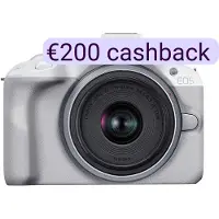 Canon EOS R50 Wit + RF-S 18-45 IS STM-kit