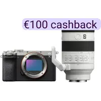Sony A7C II systeemcamera Zilver + 70-200mm f/4.0 G II