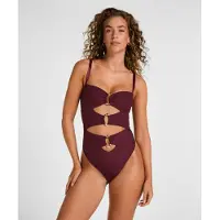 Hunkemoller Body 'Cassandra' donkerlila
