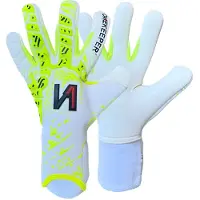 Onekeeper Iconic Keepershandschoenen Wit Fluorgeel Zwart