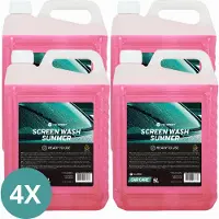 Velorest Screen Wash Summer 5L - Ruitenwisservloeistof Kant & Klaar 4-pack