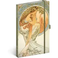 Presco Alphonse Mucha Notitieboek A5 Poetry