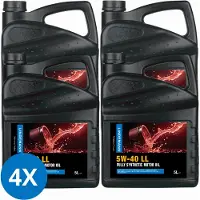 Lindemann Motorolie 5W-40 LL 5L Doos 4x5L