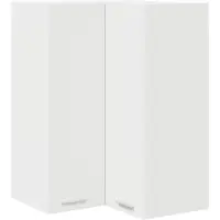 vidaXL Hangkast Wit 57 x 57 x 80 cm Bewerkt hout