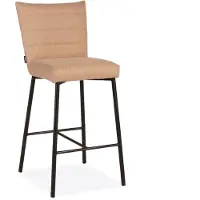 Bommel Wonen Barstoel Marea - zithoogte: 76 cm - stof Kamenta Blossom - poot zwart - sale - OP=OP